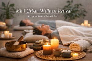 Acupuncture and sound bath retreat
