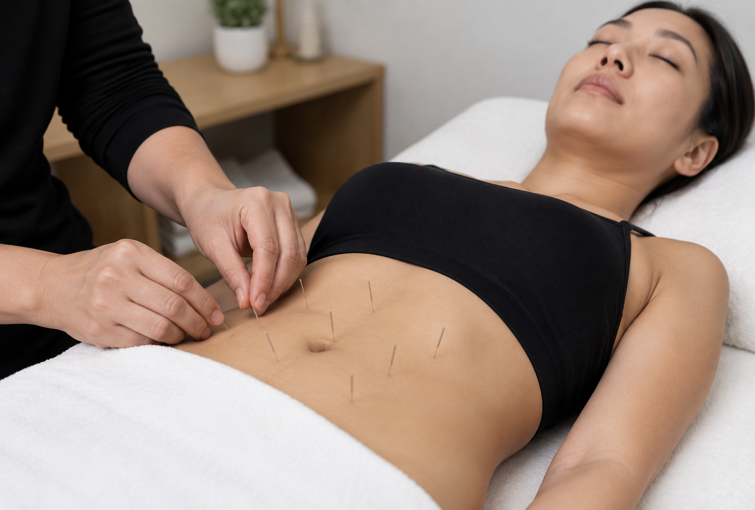 Abdominal acupuncture treatment